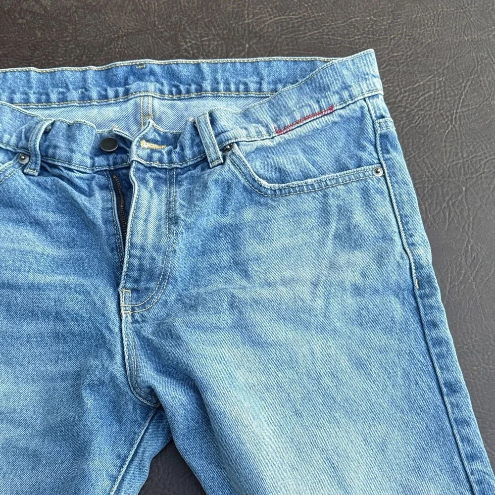 Light Blue Denim Women's Cutoff Shorts large cotton